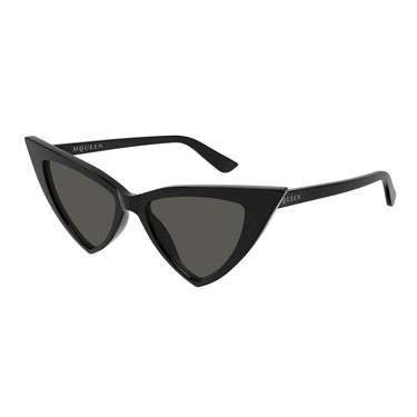 Alexander McQueen Occhiali da Sole AM0518S 002 Nero Grigio Donna 2