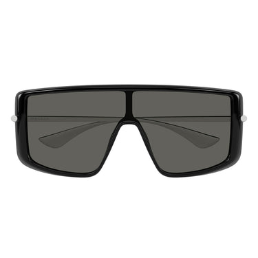 Alexander McQueen Occhiali da Sole AM0524S 001 Argento Nero Grigio Unisex