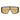 Alexander McQueen Occhiali da Sole AM0524S 004 Oro Nero Arancione Unisex