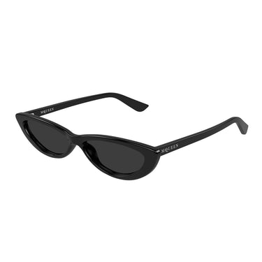 Alexander McQueen Occhiali da Sole AM0535S 001 Nero Grigio Donna 2