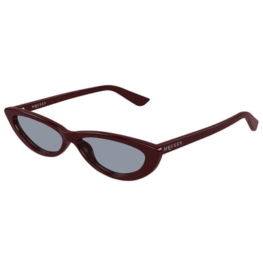 Alexander McQueen Occhiali da Sole AM0535S 004 Rosso Azzurro Donna 2