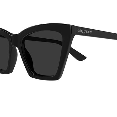Alexander McQueen Occhiali da Sole AM0536S 001 Nero Grigio Donna 3