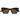 Alexander McQueen Occhiali da Sole AM0536S 002 Marrone Marrone Donna