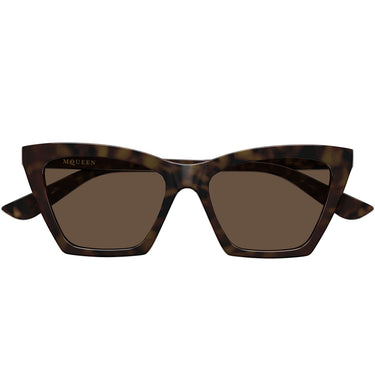 Alexander McQueen Occhiali da Sole AM0536S 002 Marrone Marrone Donna