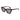 Alexander McQueen Occhiali da Sole AM0536S 004 Rosso Azzurro Donna 2