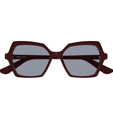 Alexander McQueen Occhiali da Sole AM0537S 004 Rosso Azzurro Donna