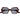Alexander McQueen Occhiali da Sole AM0537S 004 Rosso Azzurro Donna