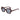 Alexander McQueen Occhiali da Sole AM0537S 004 Rosso Azzurro Donna 2