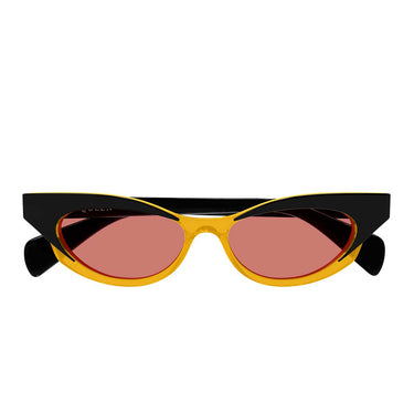 Alexander McQueen Occhiali da Sole AM0544S 005 Nero/Rosso Donna