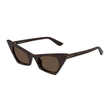 Alexander McQueen Occhiali da Sole AM0557S 002 Marrone Marrone Donna 2