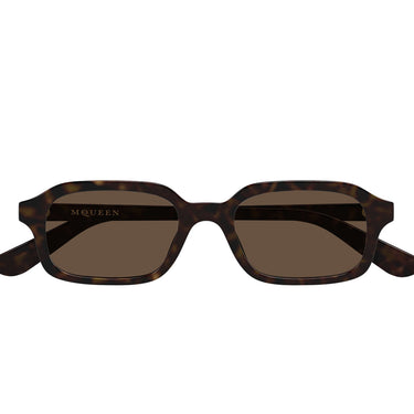 Alexander McQueen Occhiali da Sole AM0558S 002 Marrone Marrone Uomo