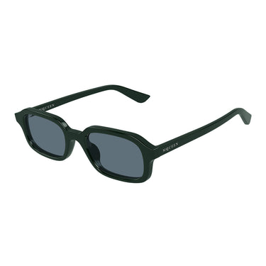 Alexander McQueen Occhiali da Sole AM0558S 004 Verde Blu Uomo 2