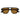 Alexander McQueen Occhiali da Sole AM0573S 003 Nero/Marrone Unisex