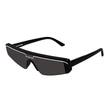 Balenciaga Okulary Przeciwsłoneczne BB0003S 001 Czarny/Szary Unisex 2