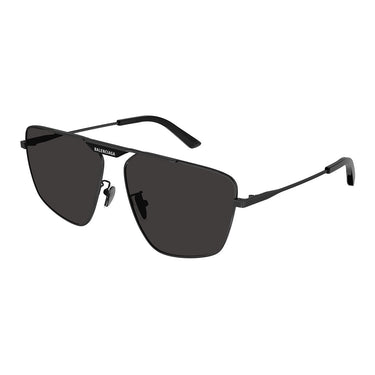 Balenciaga Okulary Przeciwsłoneczne BB0246SA 001 Szary Szary Męskie 2