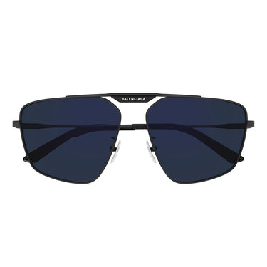 Balenciaga Okulary Przeciwsłoneczne BB0246SA 005 Szary Niebieski Męskie