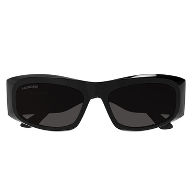 Balenciaga Okulary Przeciwsłoneczne BB0395S 001 Czarny/Szary Damskie