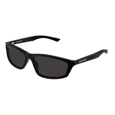 Balenciaga Okulary Przeciwsłoneczne BB0401S 001 Czarny/Szary Unisex 2