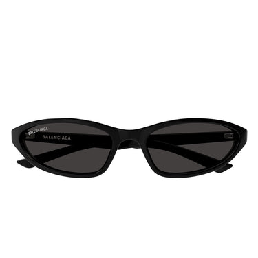 Balenciaga Okulary Przeciwsłoneczne BB0402S 001 Czarny/Szary Damskie