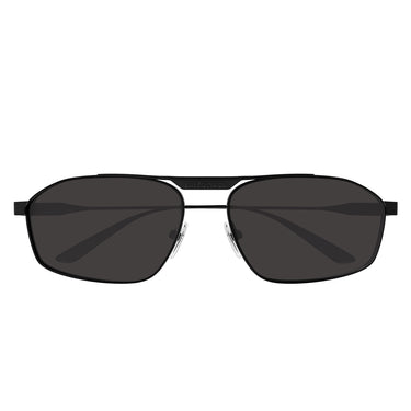 Balenciaga Okulary Przeciwsłoneczne BB0416S 001 Czarny Szary Męskie