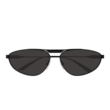 Balenciaga Okulary Przeciwsłoneczne BB0417S 001 Czarny/Szary Unisex
