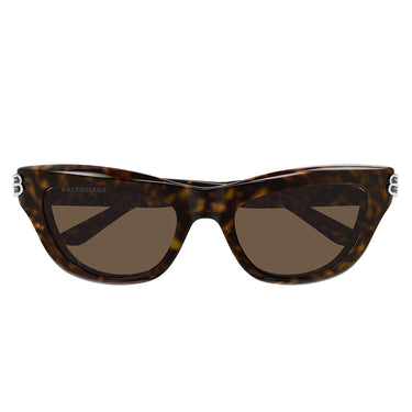 Balenciaga Okulary Przeciwsłoneczne BB0430S 002 Brązowy Brązowy Damskie