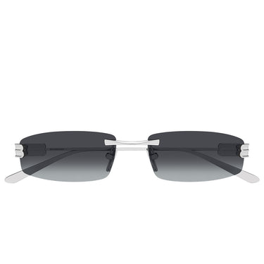 Balenciaga Occhiali da Sole BB0488S 006 Argento Grigio Uomo