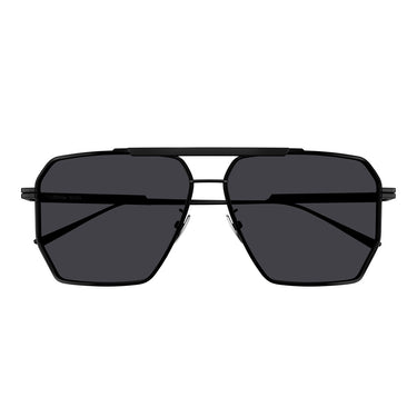 Bottega Veneta Okulary Przeciwsłoneczne BV1012S 001 Czarny Szary Męskie