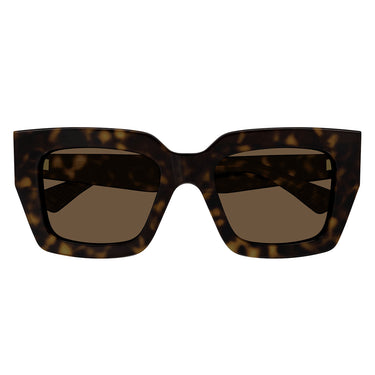 Bottega Veneta Okulary Przeciwsłoneczne BV1212S 002 Brązowy Brązowy Damskie