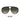 Bottega Veneta Okulary Przeciwsłoneczne BV1273S 010 Drop Aviator Czarny/Brązowy Unisex
