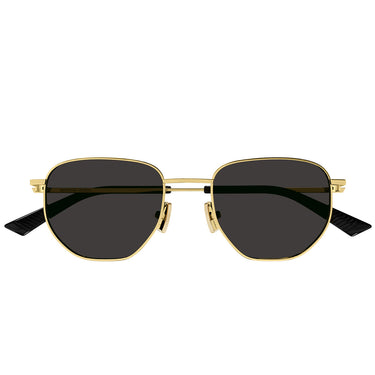Bottega Veneta Okulary Przeciwsłoneczne BV1301S 005 Złoty/Szary Unisex