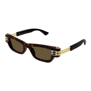 Bottega Veneta Okulary Przeciwsłoneczne BV1308S 002 Havana/Marrone Unisex 2