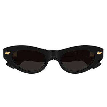 Bottega Veneta Okulary Przeciwsłoneczne BV1350S 001 Czarny/Szary Damskie