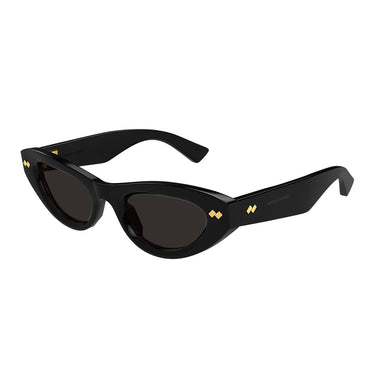 Bottega Veneta Okulary Przeciwsłoneczne BV1350S 001 Czarny/Szary Damskie 2