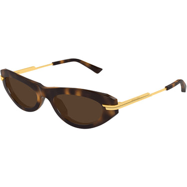 Bottega Veneta Okulary Przeciwsłoneczne BV1368S 002 Brązowy Brązowy Damskie 2