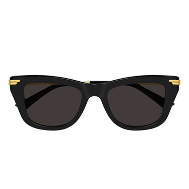 Bottega Veneta Okulary Przeciwsłoneczne BV1369S 001 Czarny/Szary Damskie