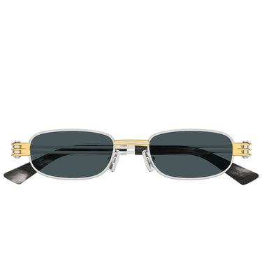 Bottega Veneta Okulary Przeciwsłoneczne BV1381S 003 Srebrny/Niebieski Unisex