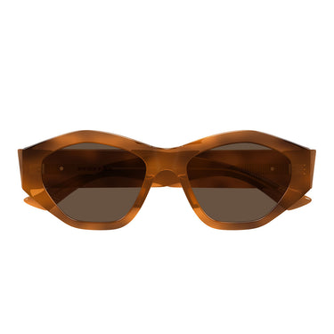 Bottega Veneta Okulary Przeciwsłoneczne BV1408S 002 Brązowy Brązowy Damskie