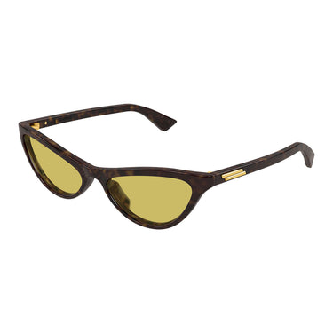 Bottega Veneta Okulary Przeciwsłoneczne BV1414S 002 Brązowy Brązowy Damskie 2