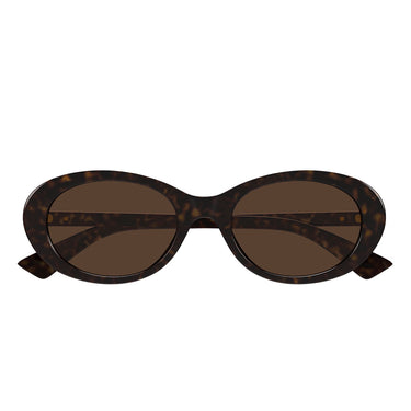 Bottega Veneta Okulary Przeciwsłoneczne BV1415SK 002 Brązowy Brązowy Damskie