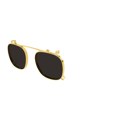 Bottega Veneta Okulary Przeciwsłoneczne BV1429S 001 Czarny Przezroczysty z Klipsem Męskie 4