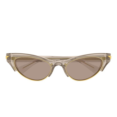 Bottega Veneta Occhiali da Sole BV1431S 005 Marrone Trasparente/Marrone Donna