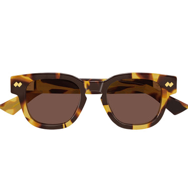 Bottega Veneta Occhiali da Sole BV1441S 002 Marrone Marrone Unisex