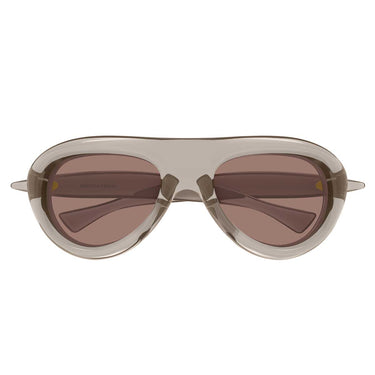 Bottega Veneta Occhiali da Sole BV1483S 004 Marrone/Rosso Unisex