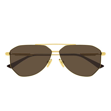 Bottega Veneta Occhiali da Sole BV1508S 002 Oro/Marrone Unisex