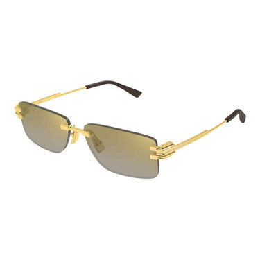 Bottega Veneta Occhiali da Sole BV1511S 002 Oro/Grigio Unisex 2