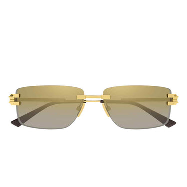 Bottega Veneta Occhiali da Sole BV1511S 002 Oro/Grigio Unisex