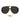 Bottega Veneta Okulary Przeciwsłoneczne BV1273S 005 Drop Aviator Havana/Grigio Scuro Unisex