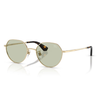 Burberry Occhiali da Sole BE3173D 1109/2 Oro Chiaro/Verde Chiaro Unisex