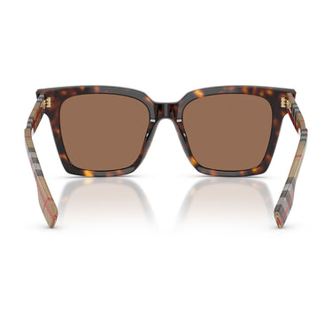 Burberry Occhiali da Sole BE4335 390373 Marrone Marrone Sfumato Donna 4